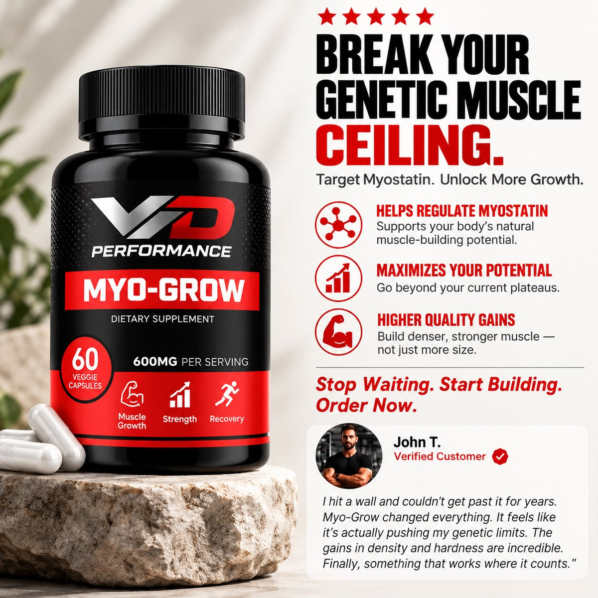 VERDANCE - MYO-GROW ADVANCED MUSCLE SUPPORT FORMULA